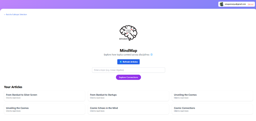 MindMap screenshot